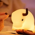 thumbnail image 4 of Luz nocturna de vaca Luz táctil LED ajustable para niños, 4 of 5