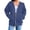 Dark Blue, variant on Shadoumai Zip Up Hoodie Women Long Sleeve Fall Winter Plus Size Plain Hooded Sweatshirts Trendy Casual Fashion Jacket With Pockets