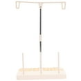 thumbnail image 1 of Miangastore Sewing Machine Universal Thread Stand Plastic 3 Spools Holder Household Thread Holder for Sewing Embroidery (White), 1 of 8