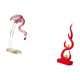 thumbnail image 5 of Estatua de resina de flamenco, escultura abstracta de fuego, adorno coleccionable, pintada a mano con detalles vívidos, ideal para oficina, dormitorio, 5 of 8