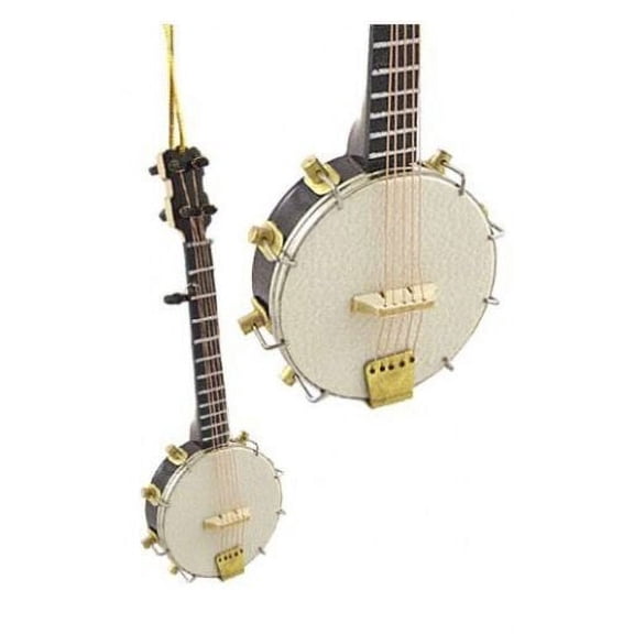 Realistic BANJO Musical Instrument Christmas Ornament - 5" Tall by Broadway Gifts