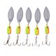 thumbnail image 1 of 5 Piezas De Señuelos Spinnerbait, De Cebo s Señuel Trucha Baja Salmón Pesca De Agua Salada De Agua Sunnimix Spinner Baits Señuelos de pesca, 1 of 8