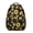 Sunflower Black Pattern, variant on Sunflower and Checkerboard White Backpack for School, Cute School Bag with Adjustable Shoulder Straps and Padded Back, 15.3"x11"x6.7"