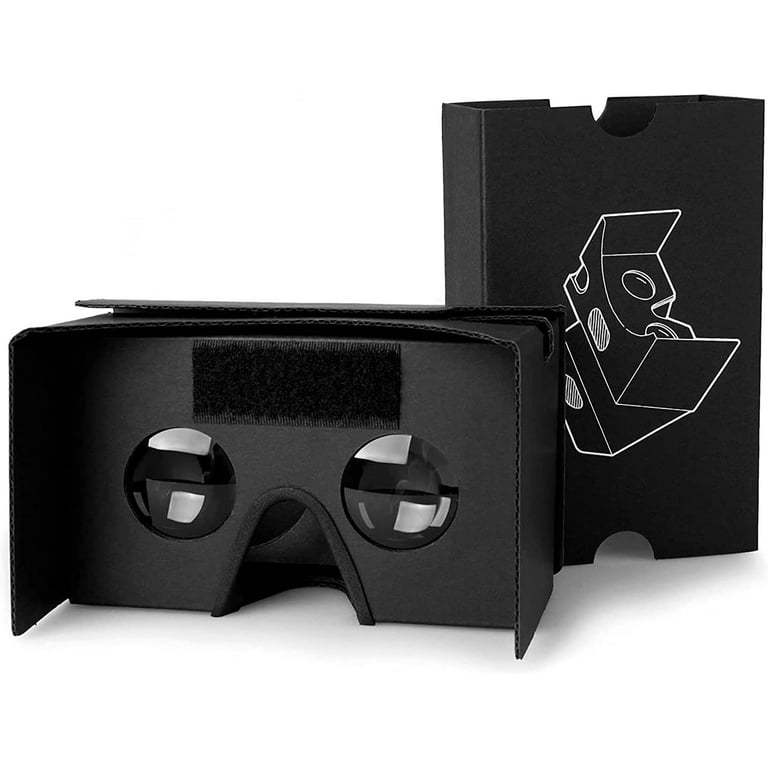 træ Mania gå i stå Google Cardboard,VR 3D Box Virtual Reality Glasses with Big Clear 3D  Optical Lens and Comfortable Head Strap - Walmart.com