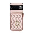 thumbnail image 2 of For Google Pixel 10 / Pixel 10 Pro RFID Blocking Wallet Case Magnetic Flip Cover Multi-Card Slots Zipper Pocket With 360 ° Rotating Ring Holder Detachable Shoulder Strap And Wrist Strap,Rose gold, 2 of 10