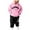 Pink, variant on Gerichy Toddler Baby Boy Clothes Fall Winter Outfit, Boys 2 Piece Outfit Long Sleeve Pullover Hoodie Sweatshirt And Loose Sweatpants Bottom Joggers Sport Running Walking Tracksuit