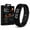 Black, variant on Vibrating Alarm Wristband Clock for Heavy Sleepers Wake Band Wrist Watch Silent Vibration Bracelet Loud Adults Strike Deaf People Despertar with that Won't Partner Extremely Deep (Black)