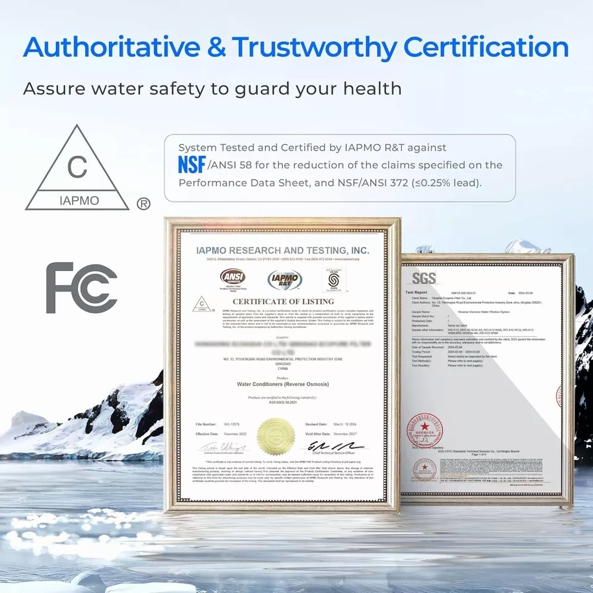 Waterdrop X8 Reverse Osmosis System, 800 GPD Tankless Reverse Osmosis Water Filter, 9-Stage Filtration Undersink RO Water Filtration System,with 3 filter