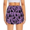 thumbnail image 2 of Lsque Funny Goose Printed Women's Running Shorts with Liner Pockets,Elastic Quick Dry Workout Athletic Gym Yoga Shorts,Womens High Waist Shorts-Small, 2 of 9