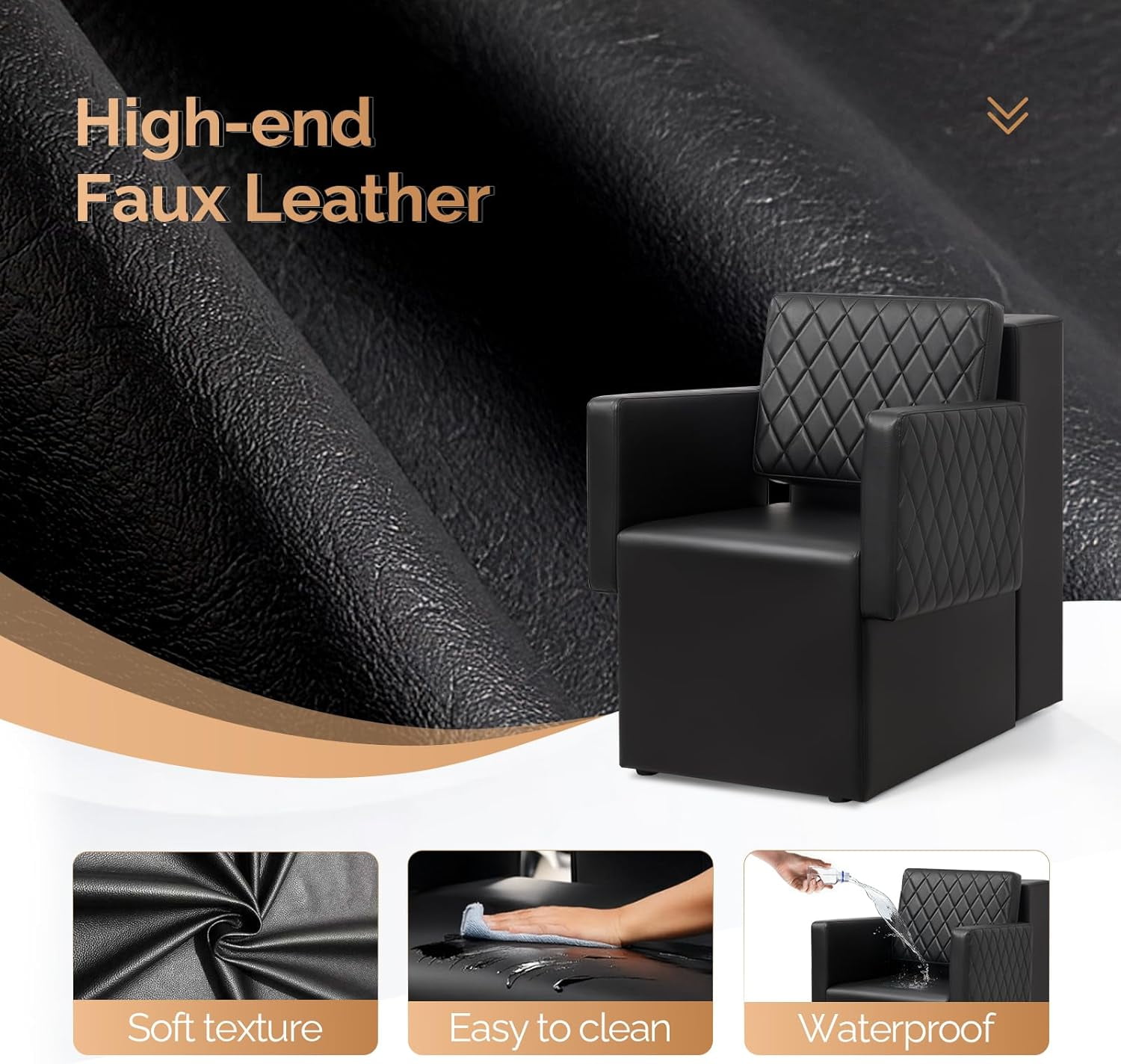 Ktaxon Dryer Chairs for Salon, Professional Hair Dryer Chair Fit for Hooded Dryer, Extra Wide Seat, Beauty Salon Barbershop Furniture, Black