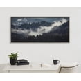 thumbnail image 5 of Kate and Laurel Sylvie Inner Mist Framed Canvas Wall Art by Emiko and Mark Franzen of F2Images, 18x40 Gray, Modern Landscape Panel Art, Over Couch, Fireplace, Bed, 5 of 6