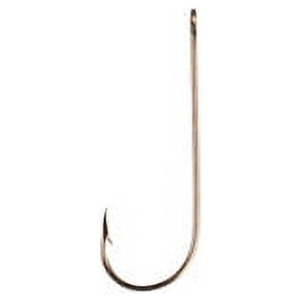 (3 pack) Eagle Claw 214AH-2 Aberdeen Light Wire Non-Offset Hook, Bronze, Size 2, 10 Pack