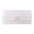 thumbnail image 3 of M Buder Caja de Almacenamiento Plegable de Tres Capas Organizador de Plástico Multiusos con Asa Portátil Blanco (28 cm / 11 inches), 3 of 9