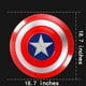 thumbnail image 3 of Metal Captain Shield Cosplay Halloween Party 1:1 Full-Size Replica red, 3 of 5