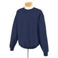 thumbnail image 2 of Jerzees Mens NuBlend Super Sweats Crew Sweatshirt, 2X, J Navy, 2 of 4