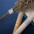 thumbnail image 3 of 8Pcs/Set Serviettes Cercles Anti-Déformation Rouille Creux Design Strass 8 Rangées Banquet Tissu Napkin Button pour Fête, 3 of 8