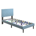 thumbnail image 4 of TOBILI Black Wood Frame Twin Platform Bed, 4 of 9