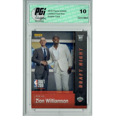 Zion Williamson 2019 Panini Instant #DN-ZW 1st Rookie Card Ever 17k Made PGI (Best Pokemon Card Ever Made History)