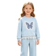 thumbnail image 3 of Toddler Baby Girl Soft Bamboo Viscose Long Sleeve Top and Pants Cloth Set–2-Piece Outfit 6-12 Months 12-24 Months 2t 3t 4t 5t 6t 7t 8t 9t Children,Everyday 5-6 Years, 3 of 8