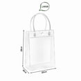 thumbnail image 1 of 1pc Transparent Pvc Handbag Christmas Gift Packaging Bags With Handles Shopping Travel Clear, 1 of 5