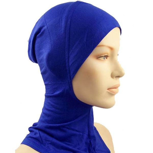 Women's Under Scarf Hat Cap Bone Bonnet Ninja Hijab Islamic Neck Cover Muslim US 