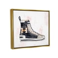thumbnail image 5 of Stupell Industries Glam Snake Embossed Sneaker Illustration Fashion Forward Metallic Gold Framed Floating Canvas Wall Art, 24x30, by Ziwei Li, 5 of 5