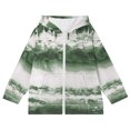 thumbnail image 4 of QQAMB Winter Coat for Girls Lightweight Casual Printed Hoodies Sweatshirts Loose Outwear Coat with Pocket,4 Years, 4 of 5