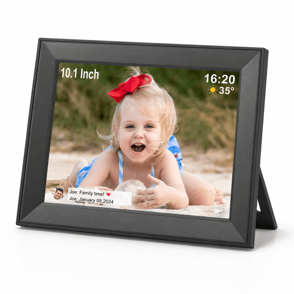 10.1 inch black frameo Digital Picture Frame WiFi HD Display Photo Frame