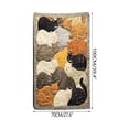 thumbnail image 3 of Portable Flocking Cats Sleeping Patterns Blanket Wearable Blanket  Blanket Warm Body Cover Cold Protection Warm Cloak Plus Velvet Warm Flannel, 3 of 5