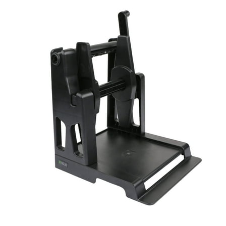 U.S.Solid 2-in-1 Label Holder and Manual Label Rewinder - Desktop Label Holder for Roll, Fan-Fold & Sticker Labels, Small Business Packaging Supplies