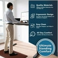 thumbnail image 4 of ComfiLife Anti Fatigue Durable Floor Mat for Kitchen, Standing Desk, Home, Office, Garage 20" x 39", Brown, 4 of 8