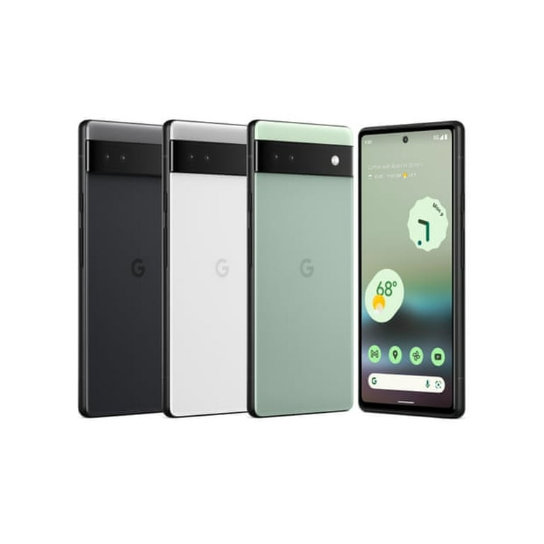 Google Pixel 6A 5G 128GB 6GB RAM (G1AZG) 6.1'' OLED Display GSM Unlocked  International Version Charcoal (New)
