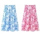 thumbnail image 2 of HH TRAF Falda larga plisada midi con estampado floral de dos colores elegante de verano para mujer Faldas hasta los tobillos con cremallera y cintura alta a la moda para mujer, 2 of 5