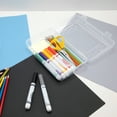 thumbnail image 6 of Advantus Pencil Box Clear, Pack of 6, 6 of 6