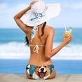 thumbnail image 5 of Corgi Dog Swimsuit Women Bikinis: Detachable Sponge Adjustable Strap Bikini Set - Two-Pack, Beach & Pool Ready, 5 of 6