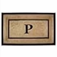 thumbnail image 3 of Nedia Home 18099P 22 x 36 in. Coir &amp; Rubber Frame Mat  Monogrammed P, 3 of 4