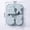 Gray, variant on Christmas Silicone Baking Molds 6-Pack Non-Stick Festive Shapes Santa Claus Snowman Gingerbread Man Christmas Tree Food Grade Oven Safe Pan for Holiday Cakes Chocolates Candies Soap Making