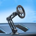 thumbnail image 2 of Transemion Adjustable Car Phone Mount - Durable And Convenient Easy Installation Magnetic Car Phone Holder black 1Set, 2 of 6