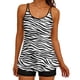 thumbnail image 3 of TaTaai Women's Graphic Print Bikini Set, Edgy Push Up Swimsuit with Sheer Cover, Trendy Two Piece for Summer Music Events Gift, 3 of 7