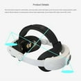 thumbnail image 3 of Correa para la cabeza con 3 correas ajustables Comfort Elite, accesorios de repuesto para auriculares VR, juegos mejorados, 3 of 5