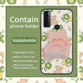 thumbnail image 2 of Lulumi-Phone Case For TCL 20 SE, protective Soft Case Cute Kickstand Waterproof Durable Anti-knock drift sand Silicone TPU Simplicity Rotatable stand Skin feel silicone glisten Anti-dust, 2 of 9