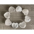 thumbnail image 4 of Clear Quartz Gemstone Hearts, Polished Clear Quartz Puffy Hearts, Clear Quartz Palm Stone, Clear Quartz Heart (5 Hearts）, 4 of 9