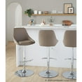 thumbnail image 5 of LumiSource Diana Adjustable Barstool - Set of 2, 5 of 10