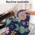 thumbnail image 5 of Pioneer Flower Floral Print Pattern Bathroom Rugs Mat, Non Slip Microfiber Bathroom Rug with Rubber Backing, Soft Mats for Bathroom Floor Tub Shower, 20"x32", 5 of 5