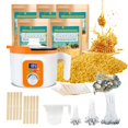 thumbnail image 1 of Kit para hacer velas Ksedcon con cera de abejas de 2.3 kg y derretidor LED con mechas, 1 of 6