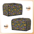 thumbnail image 3 of Yiaed Colorful Sunflowers Print Two Slice Bread Machine Cover, Universal Size Kitchen Appliance Cover for Bread Machine,Bread Machine Cover, 3 of 7