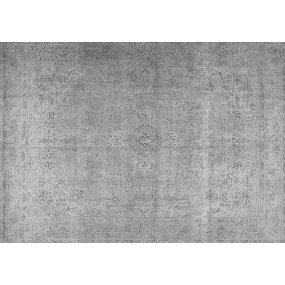 Ahgly Company Indoor Rectangle Persian Gray Traditional Area Rugs, 7' x 10'