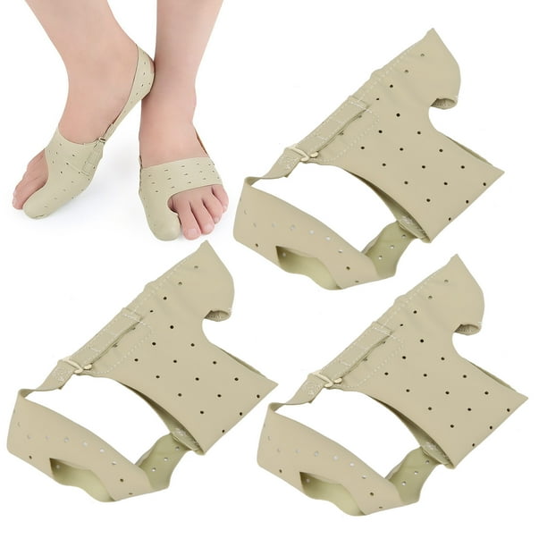 Funda Correctora de Juanetes, 3 Almohadillas Ajustables para Juanetes, Enderezador de Dedos con Separador de Dedos de Gel, Férula para Uso Diurno o Nocturno, Bunion Corrector Saludable Octpeak NO
