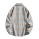 thumbnail image 4 of Ceisia Men's Vintage Plaid Flannel Shirt | Loose Drop-Shoulder Long Sleeve Casual Button-Down Top Gifts, 4 of 8