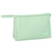 thumbnail image 1 of Bolsa de cosméticos con cremallera para mujer, bolsa de maquillaje de cuero Pu para bolso, bolsa de maquillaje de viaje con asa, 1 of 5